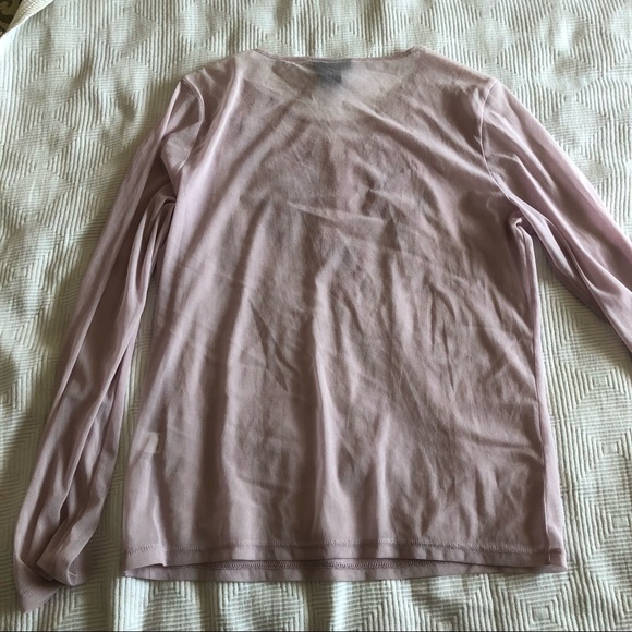 The Limited Embroidered & Beaded Sheer Mesh Top - Picture 7 of 7